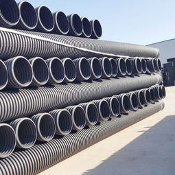 hdpe雙壁波紋管 大口徑螺旋波紋塑料管 供水排污塑料管
